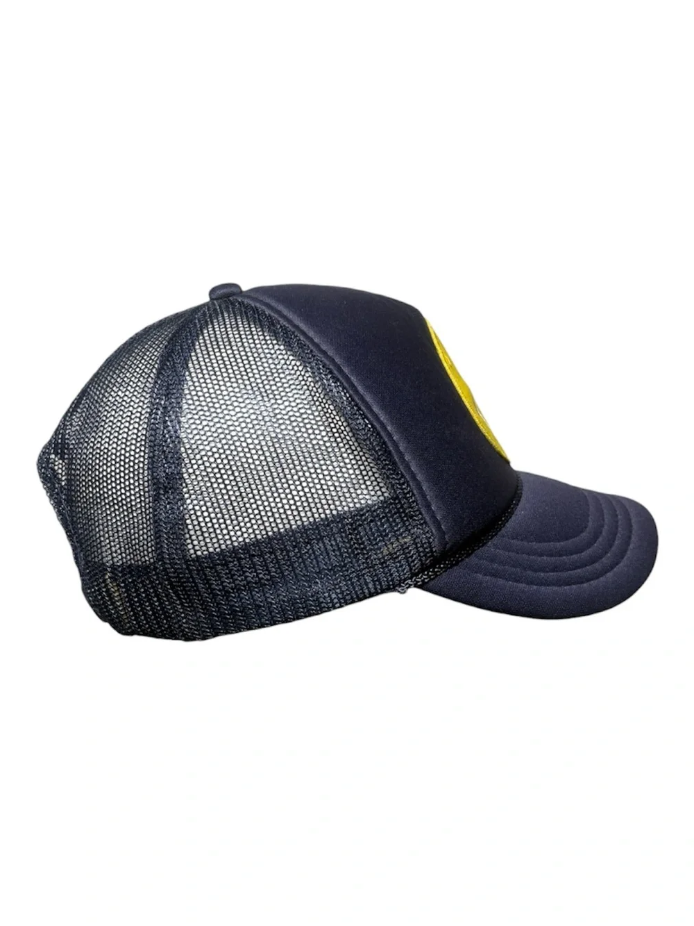 NBRHD Happy Face Patch Mesh Trucker Hat